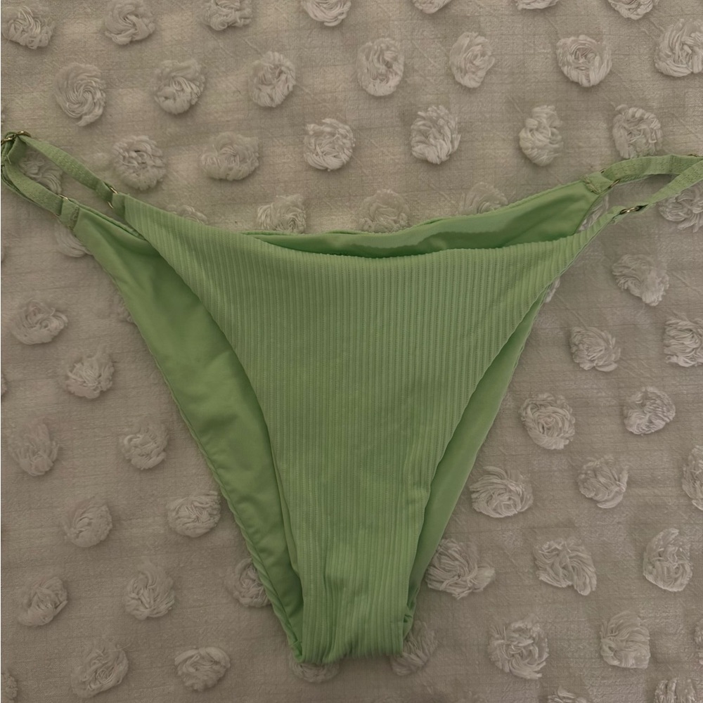 Monday Swimwear Green Capri Bikini Bottom